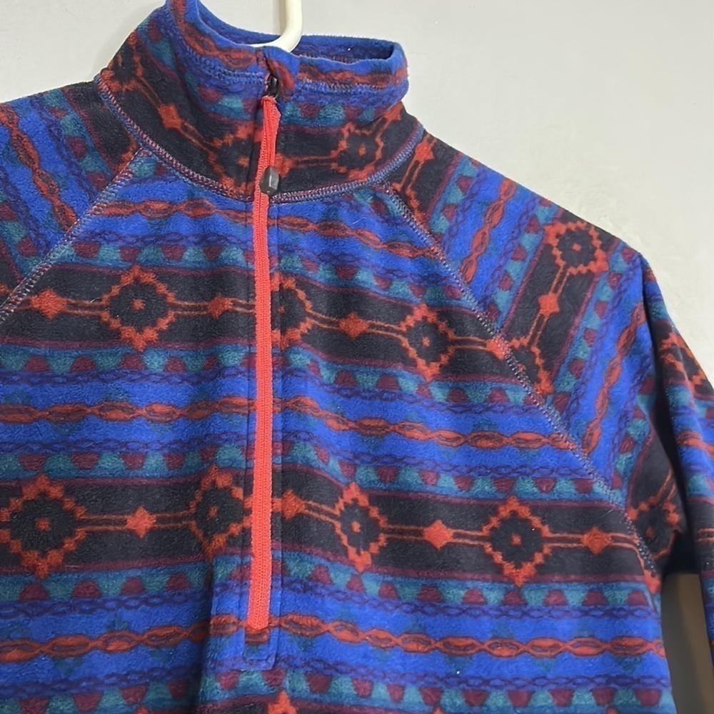 Eddie Bauer Sweatshirt Womens medium 1/4 Zip Long Sleeve south west Pullover